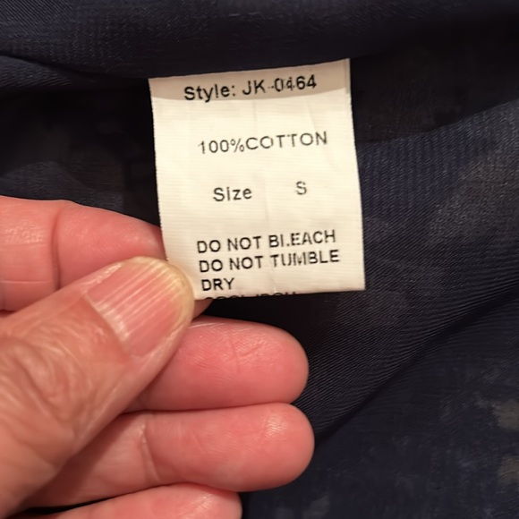 Pink Martini ladies 100% cotton fully lined floral blazer, Sz small - Picture 5 of 8